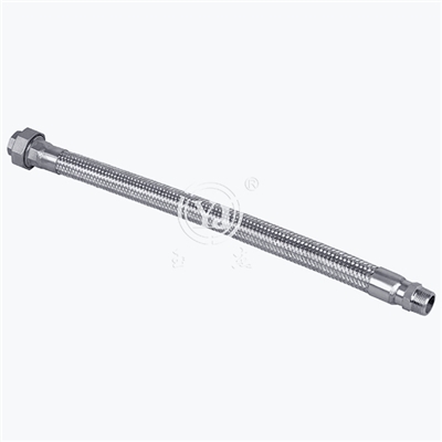 不锈钢金属软管（一端螺帽一端表丝）